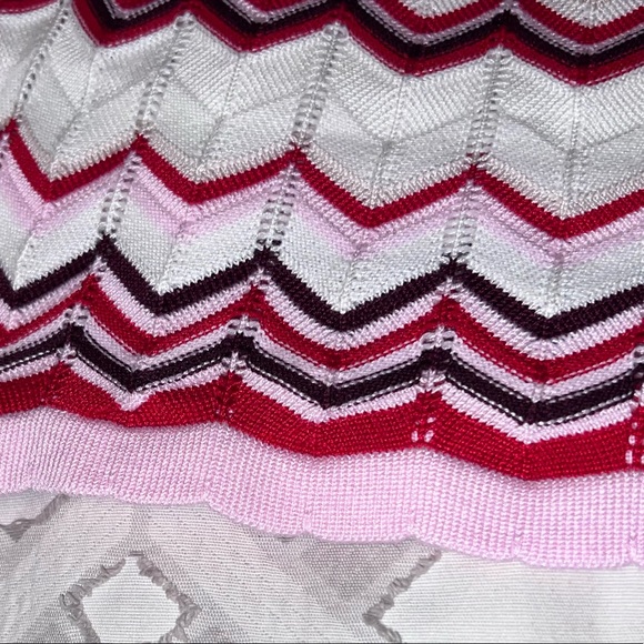 Pink Combo Mix Halter Zig Zag Dress - Picture 10 of 10